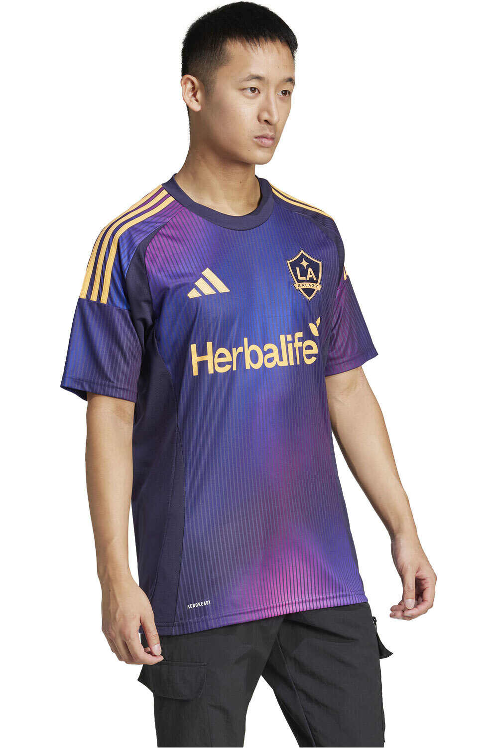 adidas camiseta de fútbol oficiales L.A.GALAXY 25 A JSY vista detalle