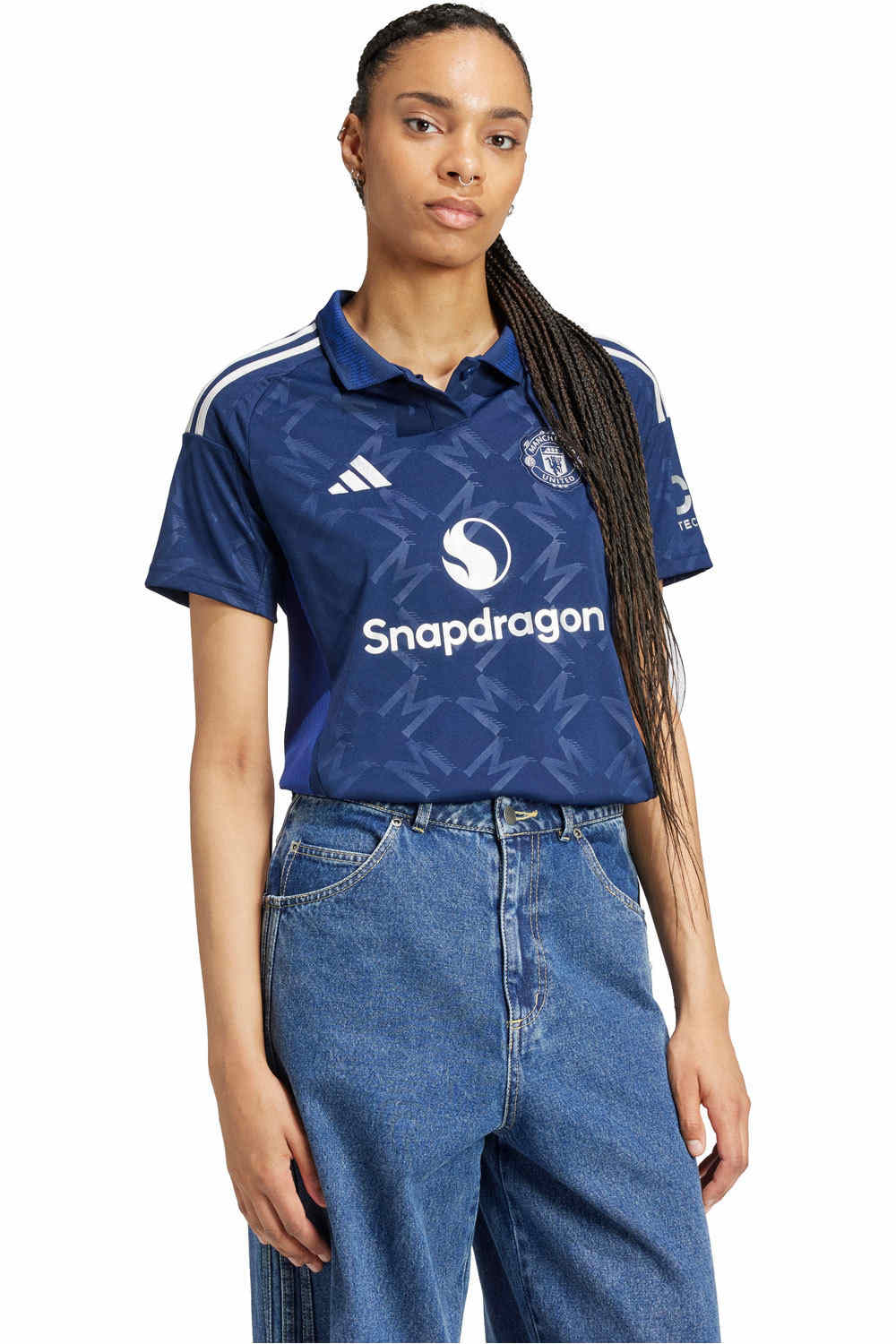 adidas camiseta de fútbol oficiales Manchester United 24/25 away vista detalle