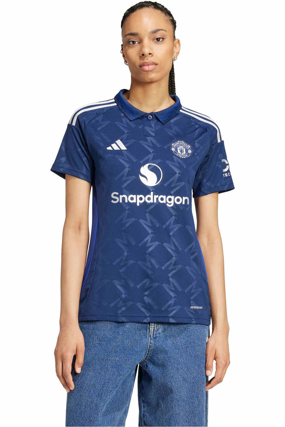 adidas camiseta de fútbol oficiales Manchester United 24/25 away vista frontal
