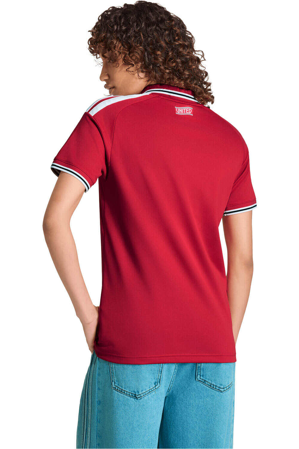 adidas camiseta de fútbol oficiales MANCHESTER UNITED 26/27 1a EQUIPACIN vista trasera