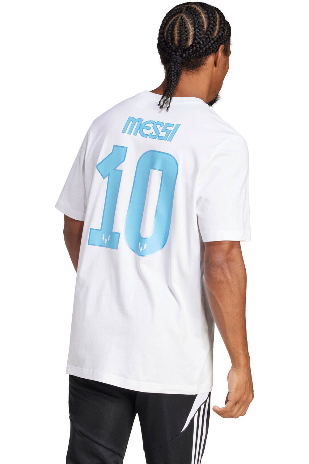 adidas camiseta de fútbol oficiales MESSI N&N G T vista trasera