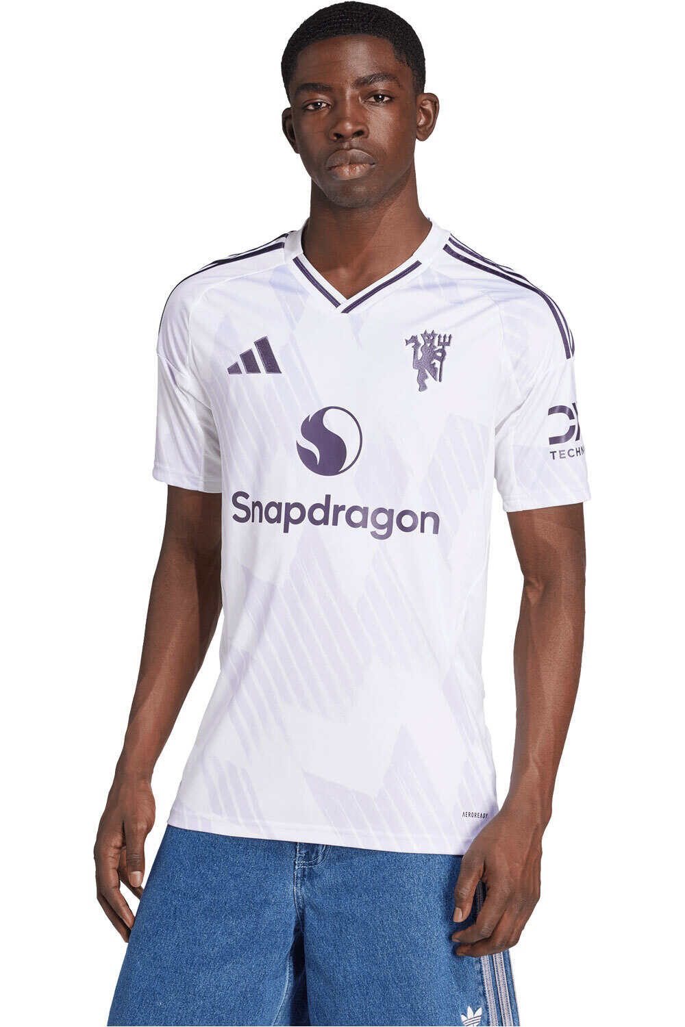 adidas camiseta de fútbol oficiales M.UNITED 26 A JSY vista frontal