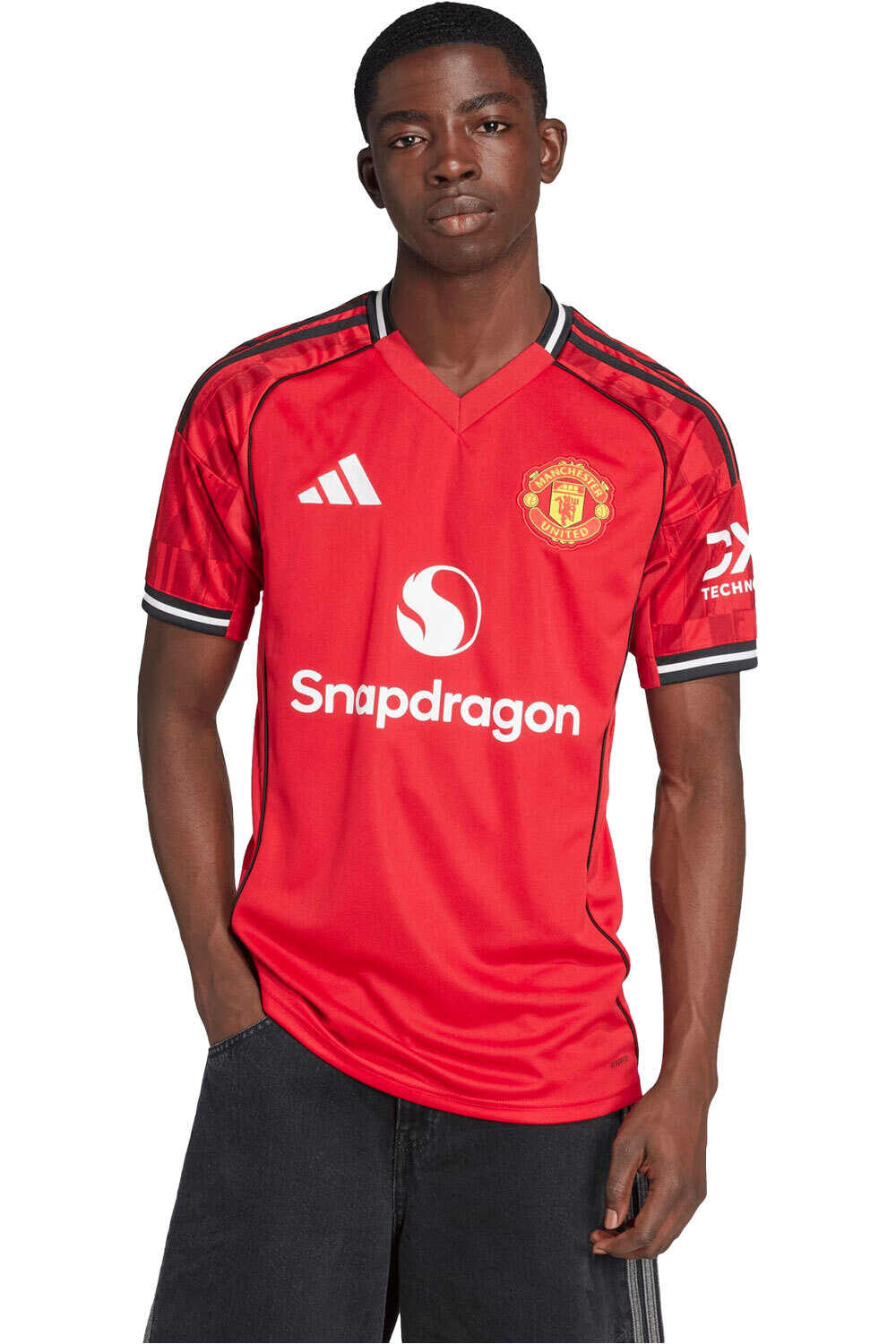 adidas camiseta de fútbol oficiales M.UNITED 26 H JSY vista frontal