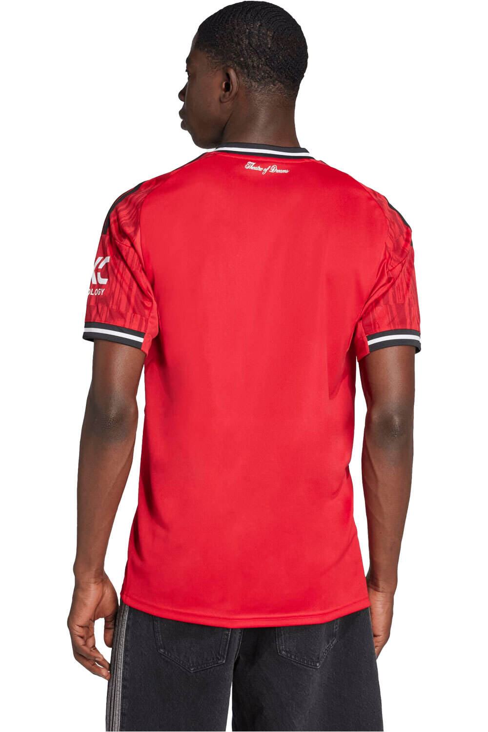 adidas camiseta de fútbol oficiales M.UNITED 26 H JSY vista trasera