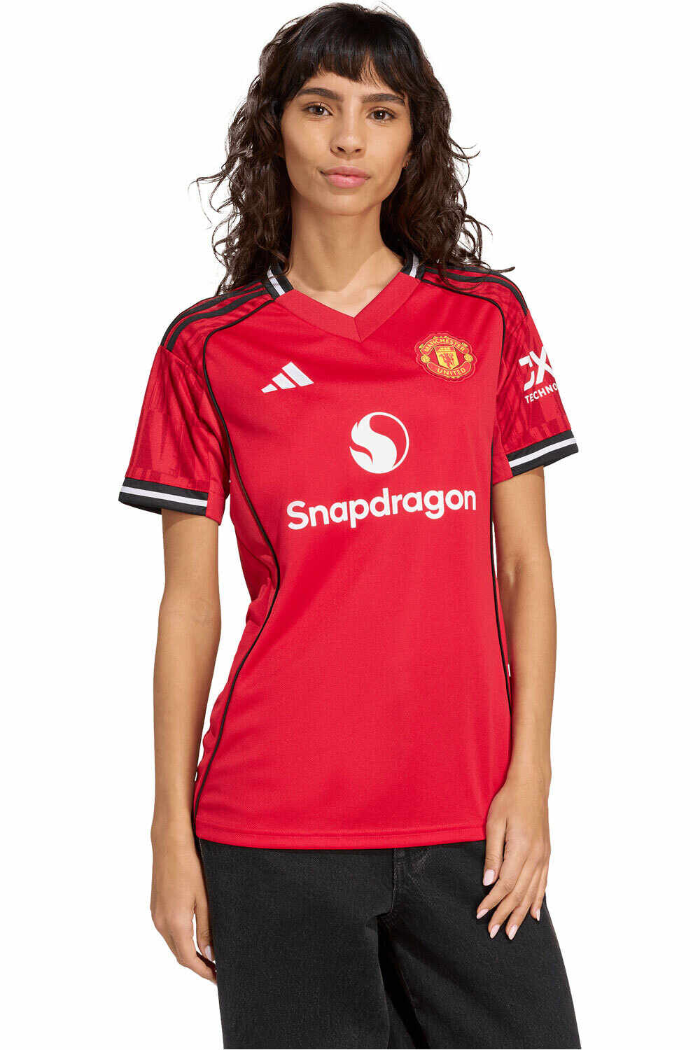 adidas camiseta de fútbol oficiales M.UNITED 26 H JSY W vista frontal