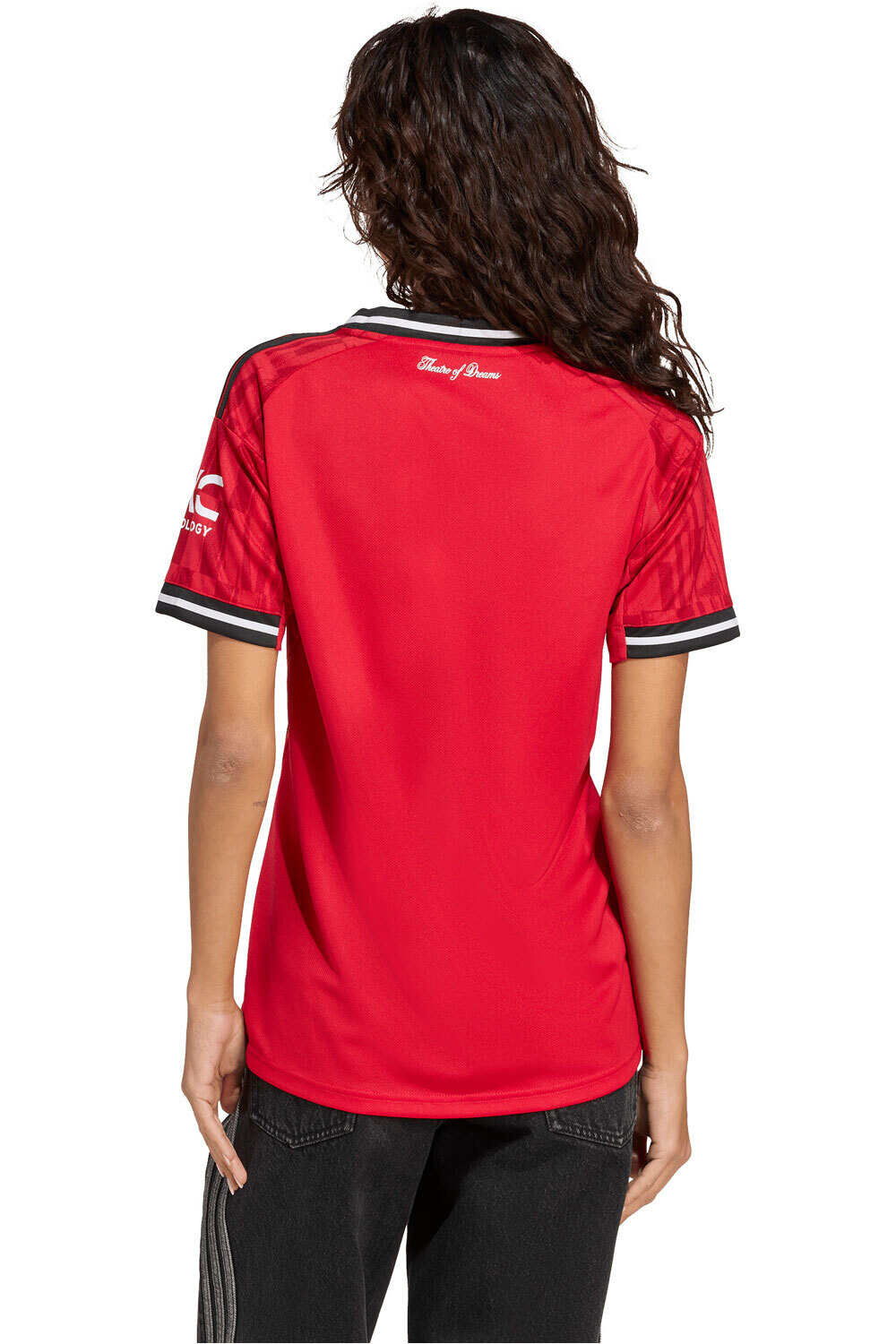 adidas camiseta de fútbol oficiales M.UNITED 26 H JSY W vista trasera