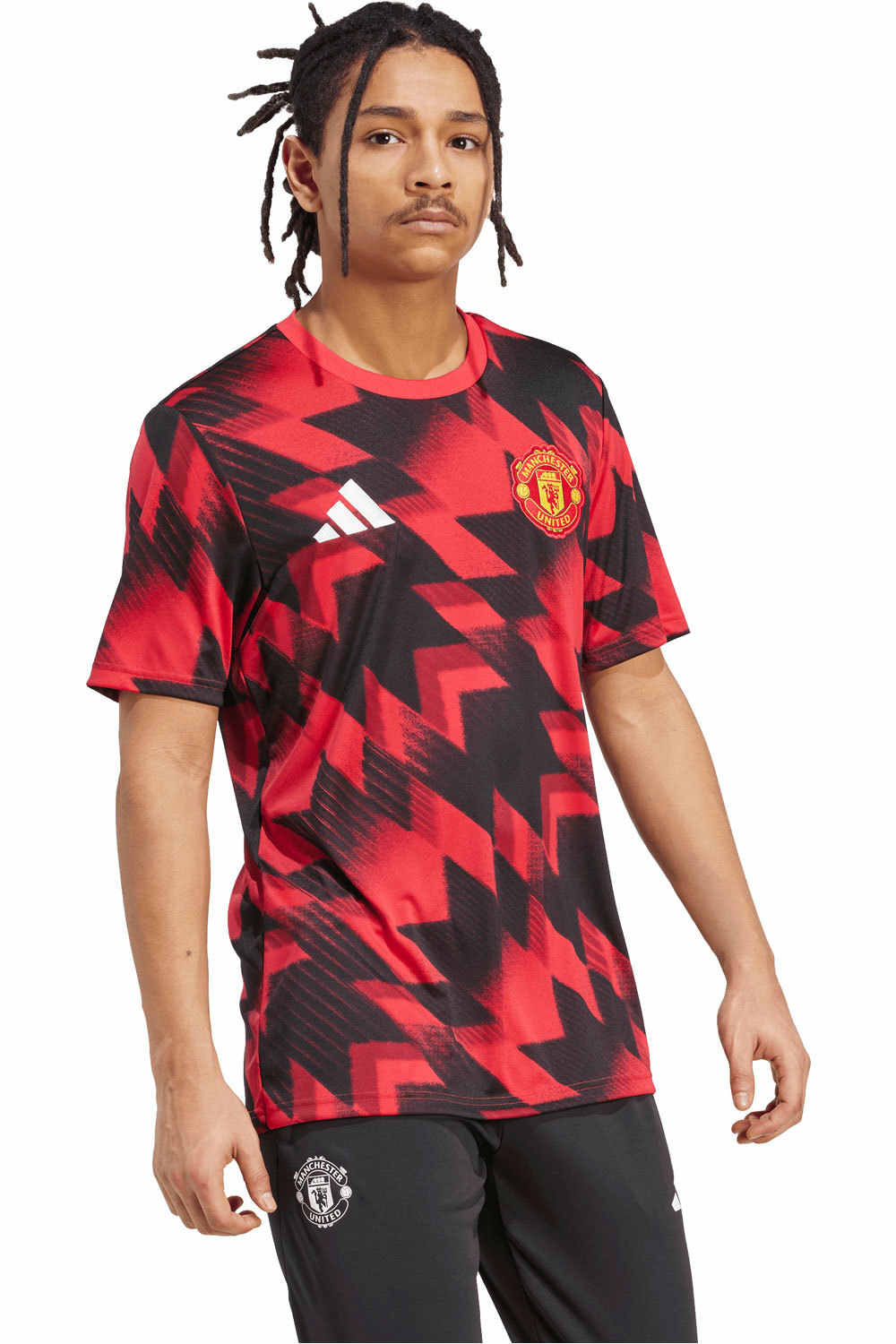 adidas camiseta de fútbol oficiales M.UNITED 26 PRESHI vista frontal
