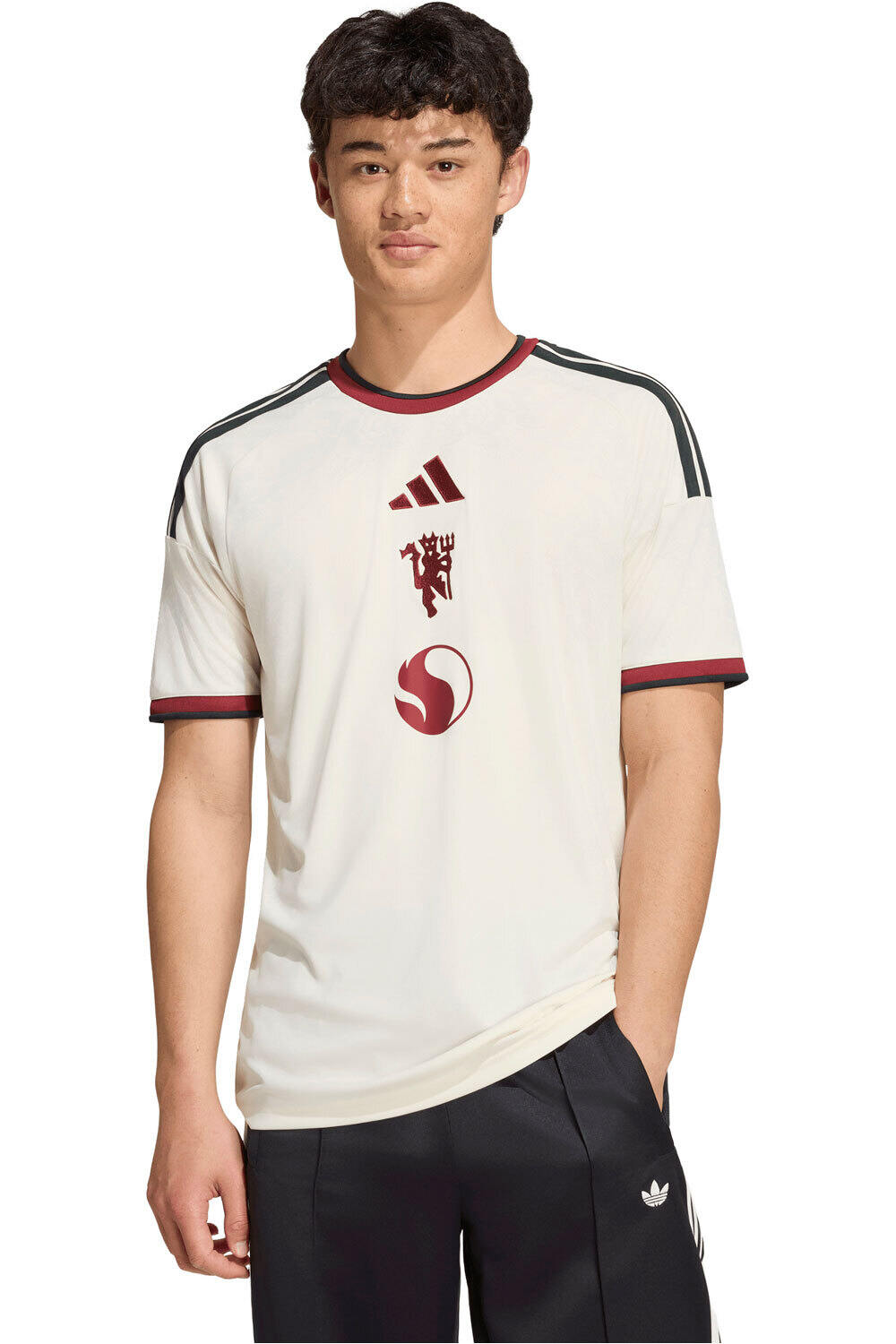 adidas camiseta de fútbol oficiales M.UNITED 27 3 JSY vista frontal