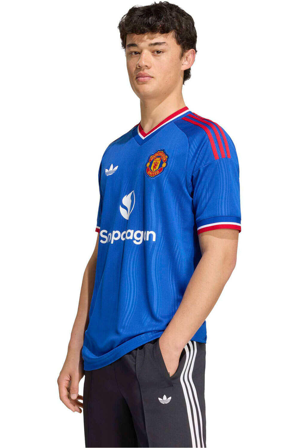 adidas camiseta de fútbol oficiales M.UNITED 27 A JSY vista frontal