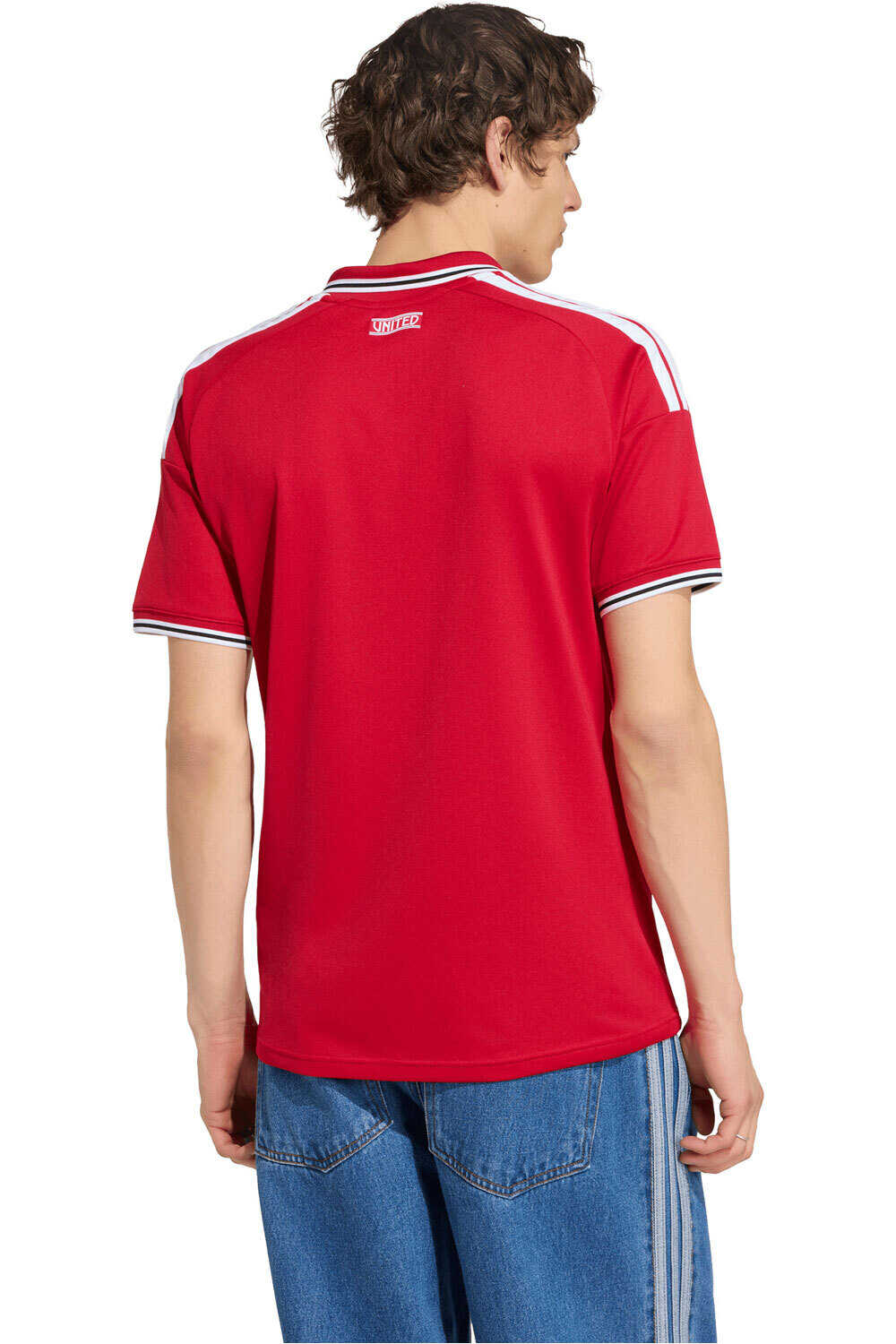 adidas camiseta de fútbol oficiales M.UNITED 27 H JSY vista trasera