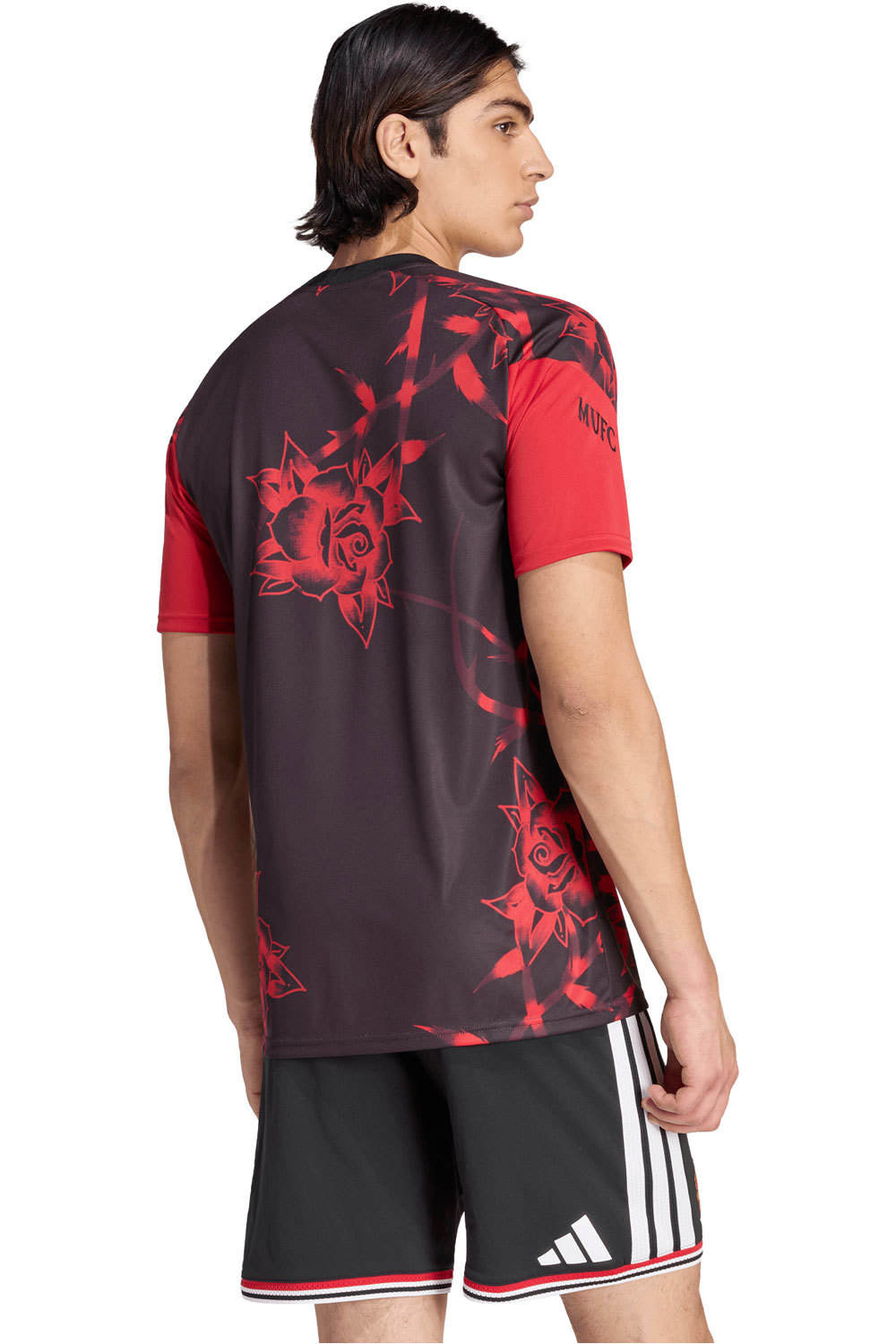 adidas camiseta de fútbol oficiales M.UNITED 27 PRESHI vista trasera