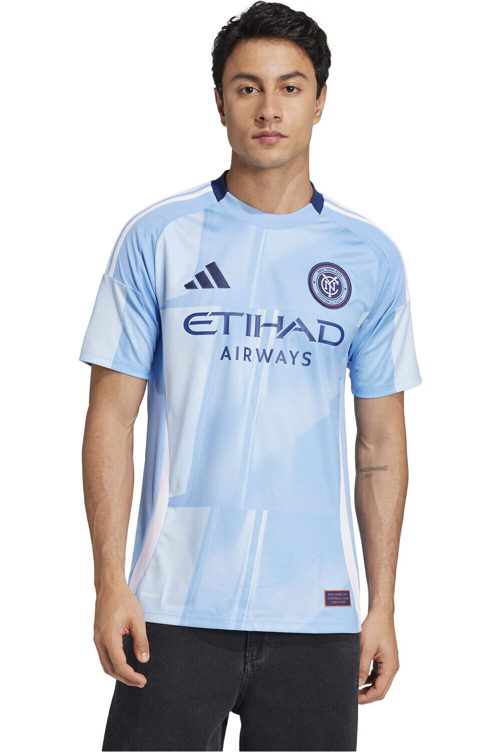 adidas camiseta de fútbol oficiales NEW YORK 25 H JSY vista frontal