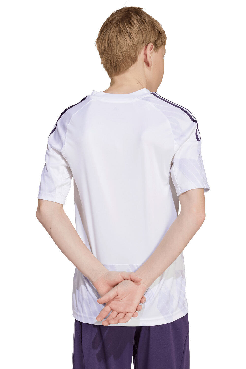 adidas camiseta de fútbol oficiales niño 2.ª EQUIPACION MANCHESTER U 25/26 vista trasera