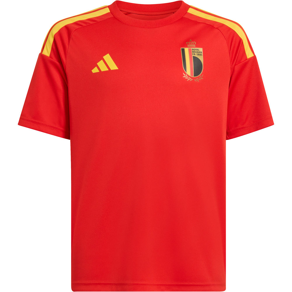 adidas camiseta de fútbol oficiales niño AFICIONADO BELGICA 26 1 EQUIPACION 04