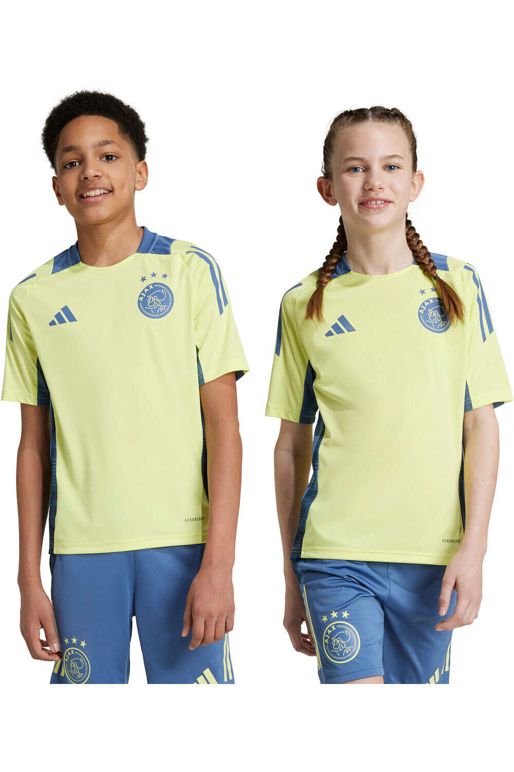 adidas camiseta de fútbol oficiales niño AJAX 25 TR JSY Y vista frontal