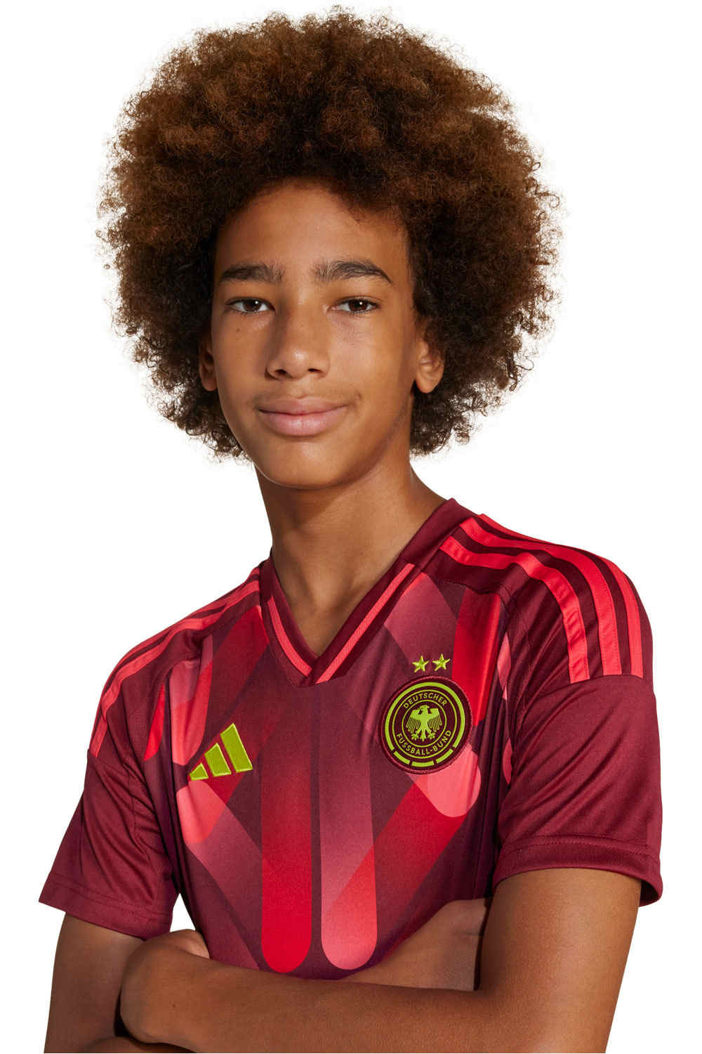 adidas camiseta de fútbol oficiales niño ALEMANIA 25 A JSY Y vista detalle