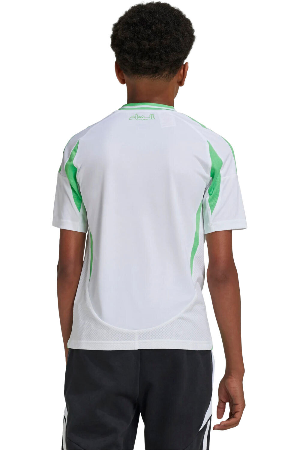 adidas camiseta de fútbol oficiales niño ARGELIA 25 H JSY Y vista trasera