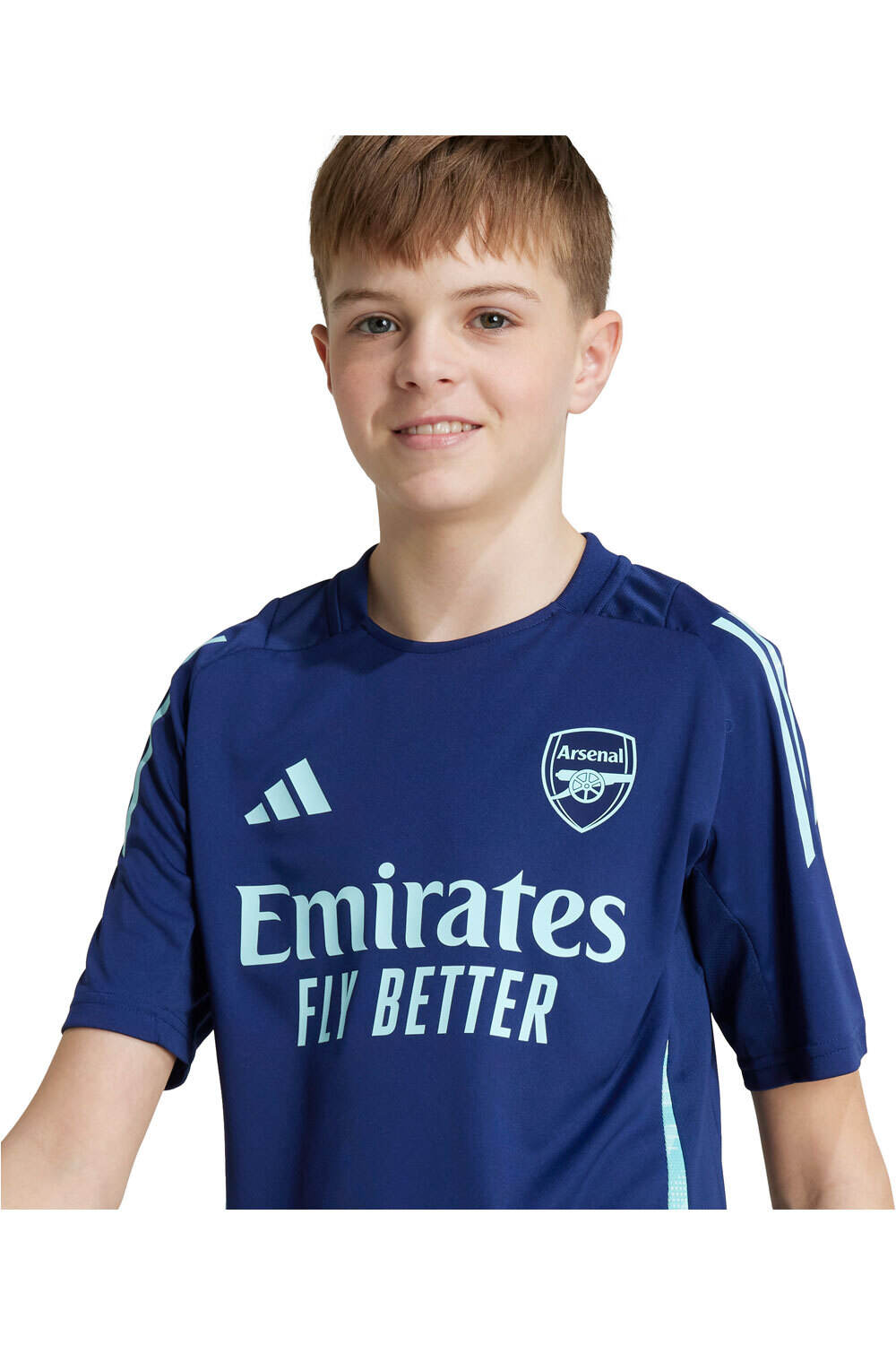 adidas camiseta de fútbol oficiales niño ARSENAL 25 TR JSY Y vista detalle