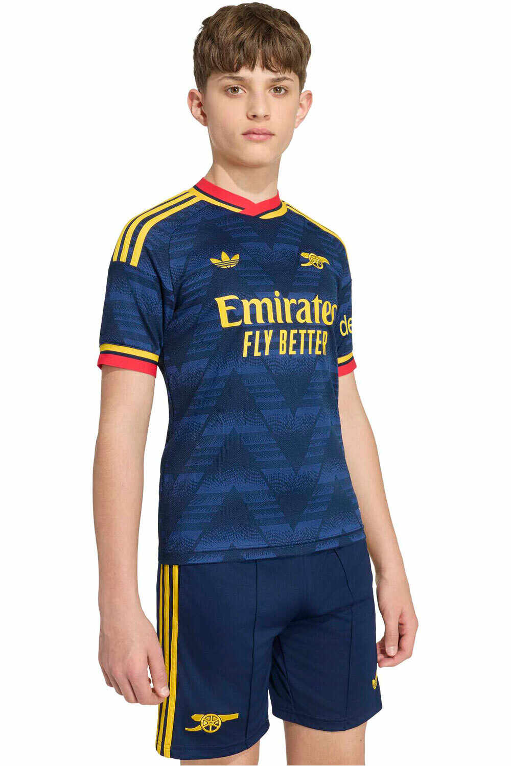 adidas camiseta de fútbol oficiales niño ARSENAL 27 A JSY Y vista frontal