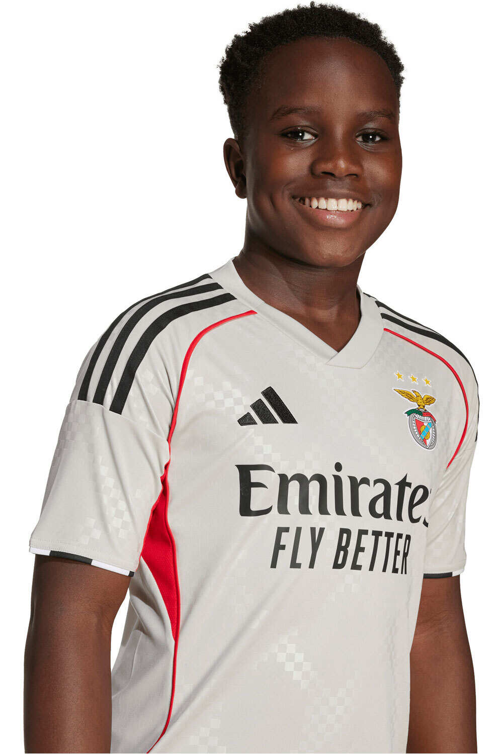 adidas camiseta de fútbol oficiales niño BENFICA 26 A JSY Y vista detalle