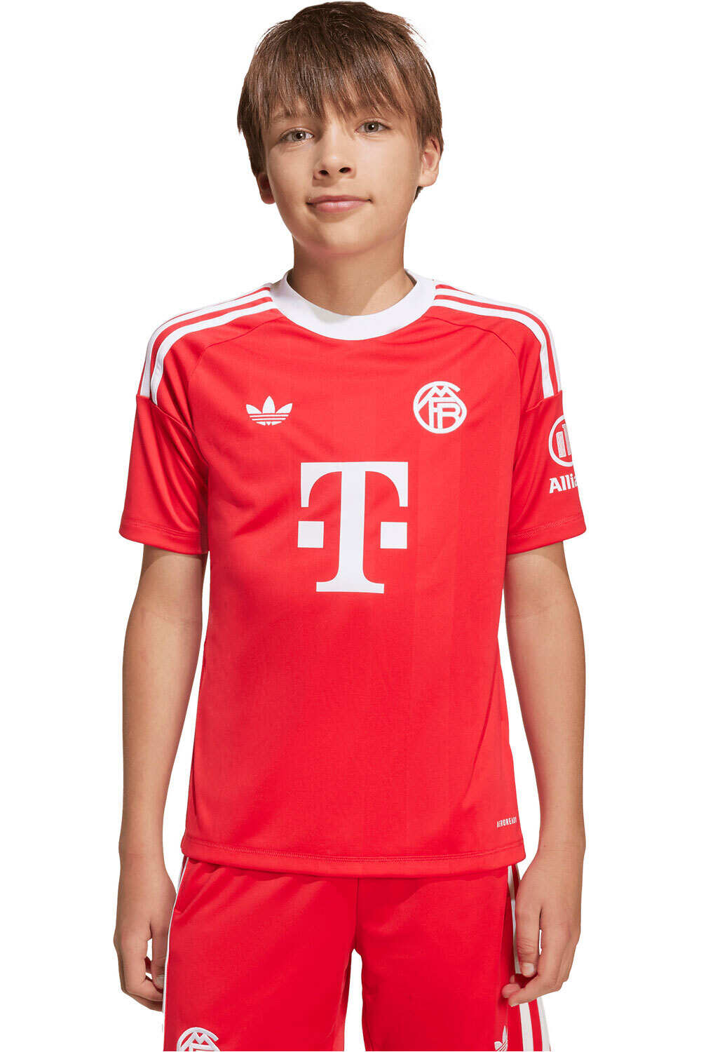 adidas camiseta de fútbol oficiales niño B.MUNICH 26 3 GK JSY Y vista frontal