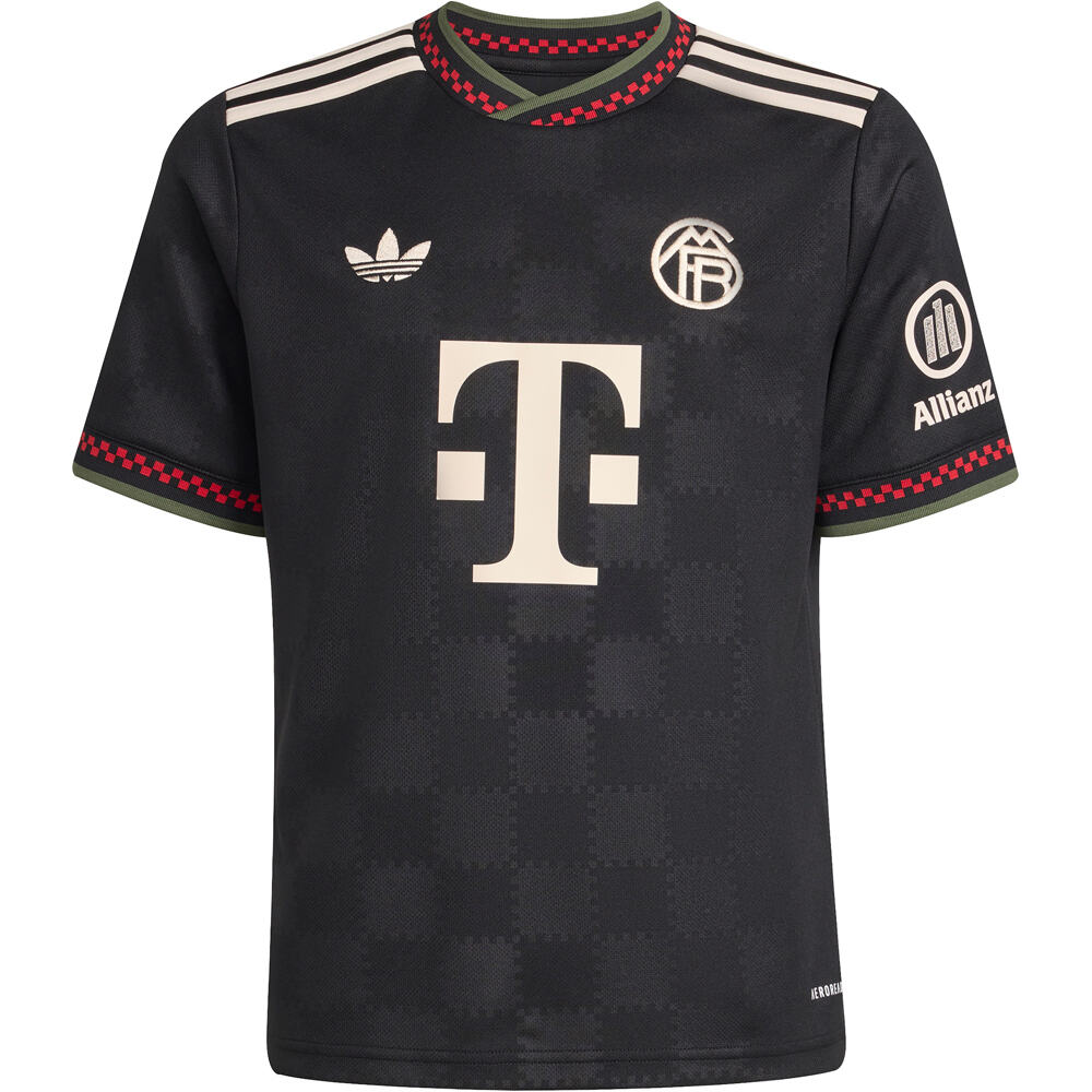 adidas camiseta de fútbol oficiales niño B.MUNICH 26 3 JSY Y vista frontal