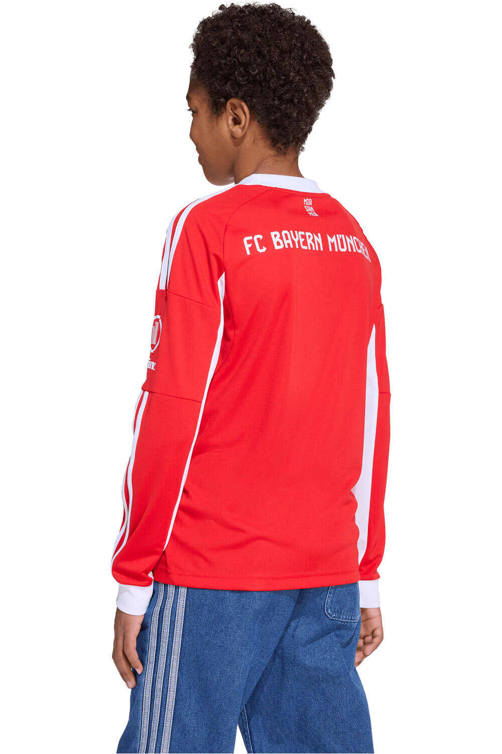 adidas camiseta de fútbol oficiales niño B.MUNICH 26 H JSY YL vista trasera