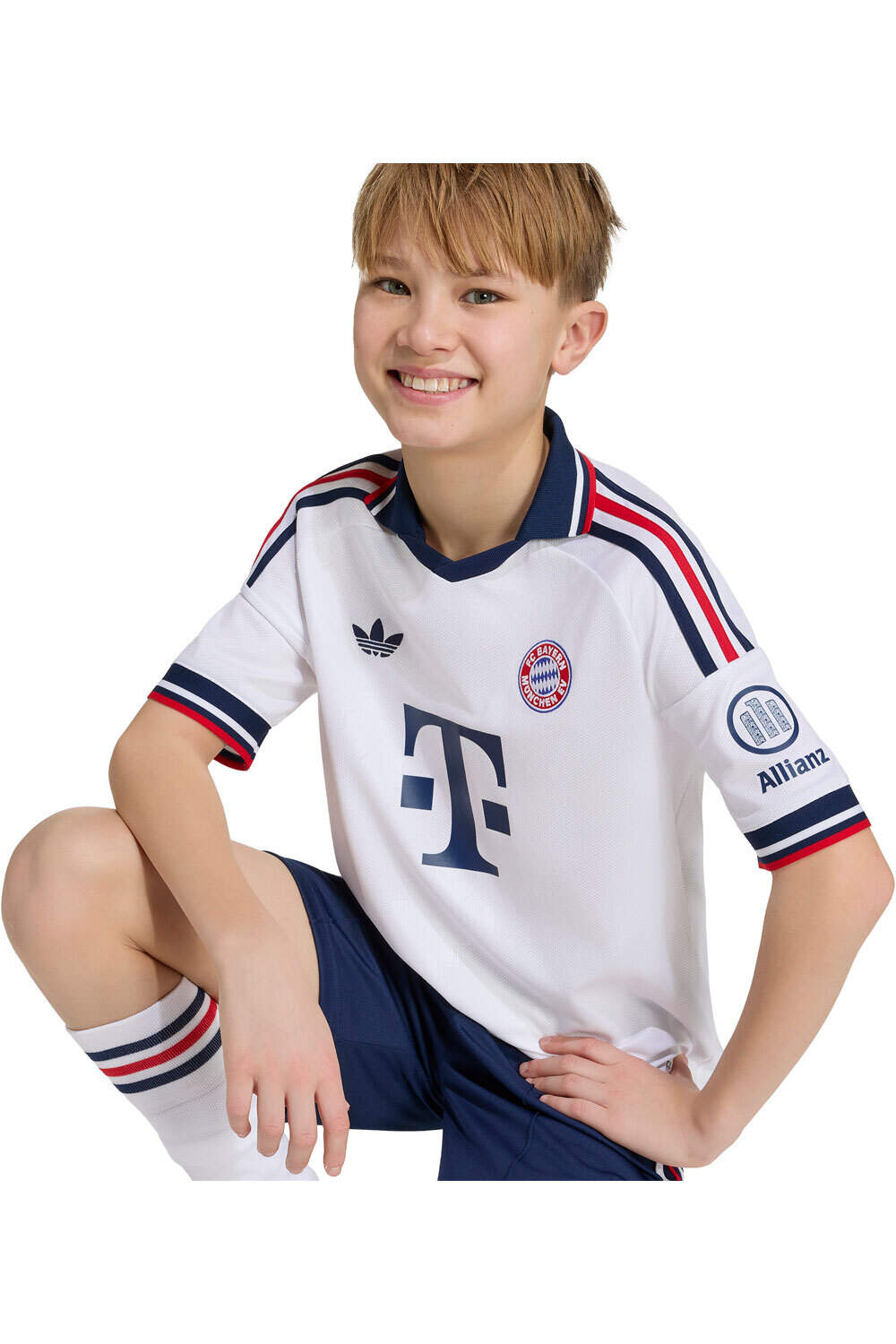 adidas camiseta de fútbol oficiales niño B.MUNICH 27 A JSY Y vista detalle