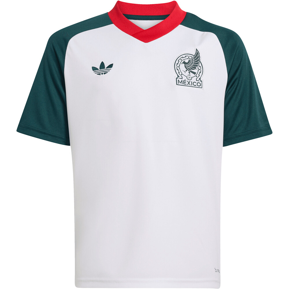 adidas camiseta de fútbol oficiales niño CALENTAMIENTO 2 EQUIPACION MEXICO 26 04