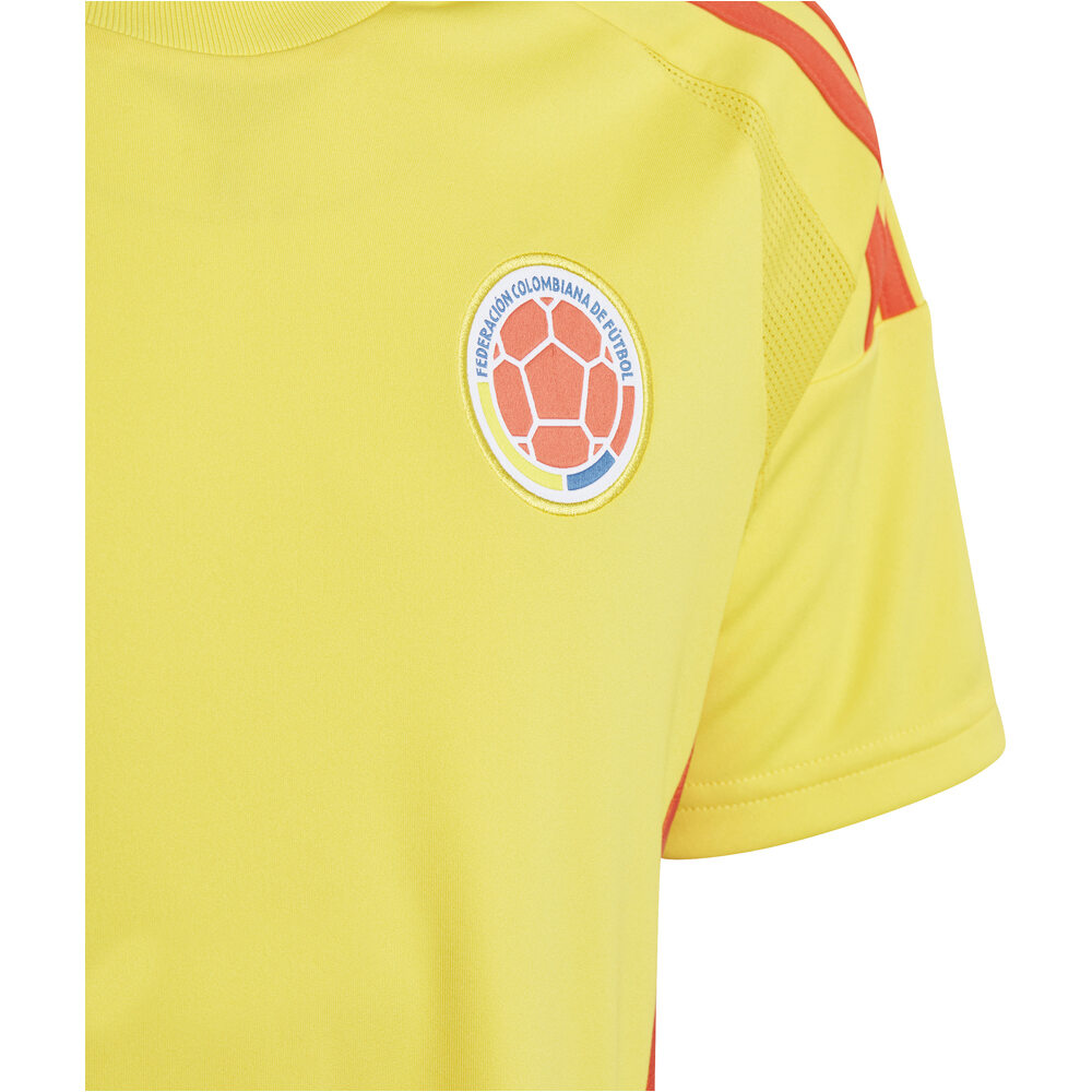 adidas camiseta de fútbol oficiales niño COLOMBIA 24 H JSY Y vista detalle