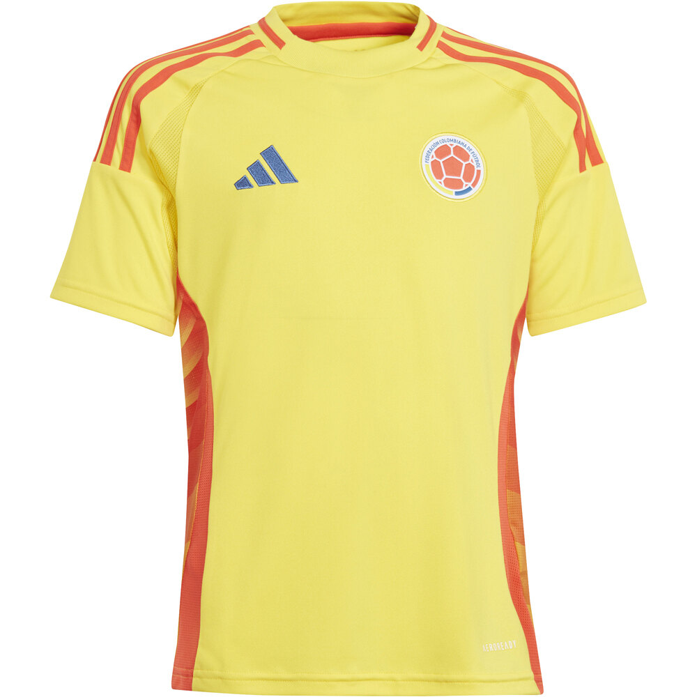 adidas camiseta de fútbol oficiales niño COLOMBIA 24 H JSY Y vista frontal