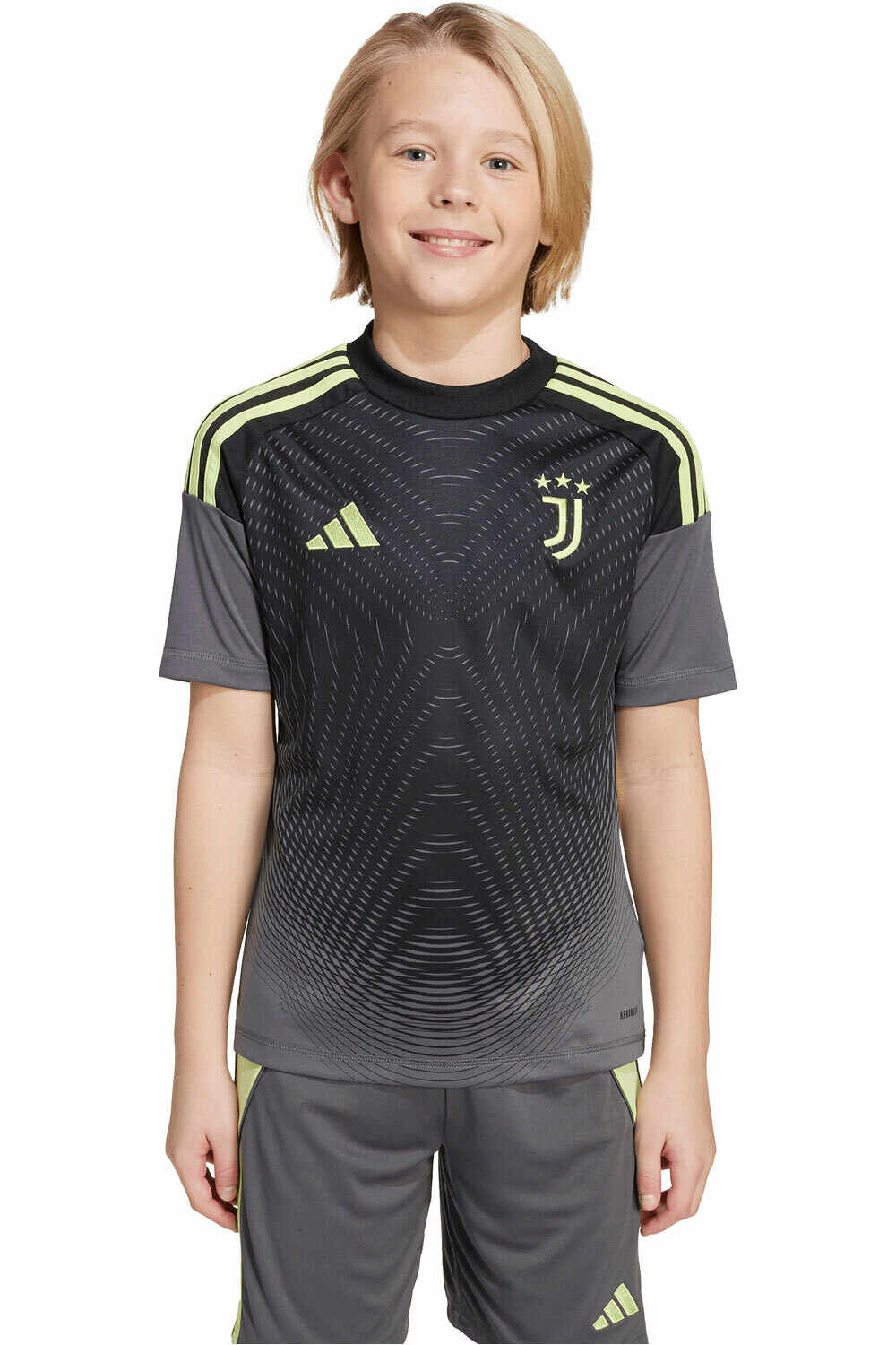 adidas camiseta de fútbol oficiales niño JUVENTUS 26 H GK JSY Y vista frontal