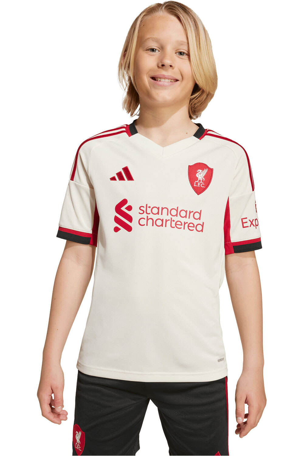 adidas camiseta de fútbol oficiales niño LIVERPOOL 26 A JSY Y vista frontal