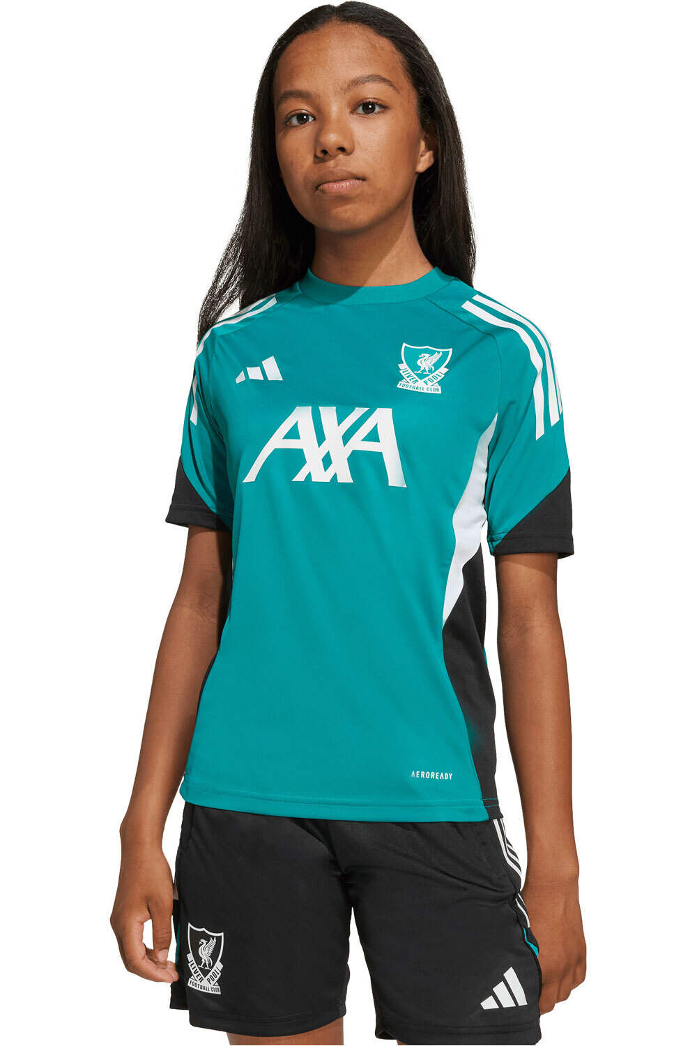 adidas camiseta de fútbol oficiales niño LIVERPOOL 26 EU TR JSY Y vista frontal