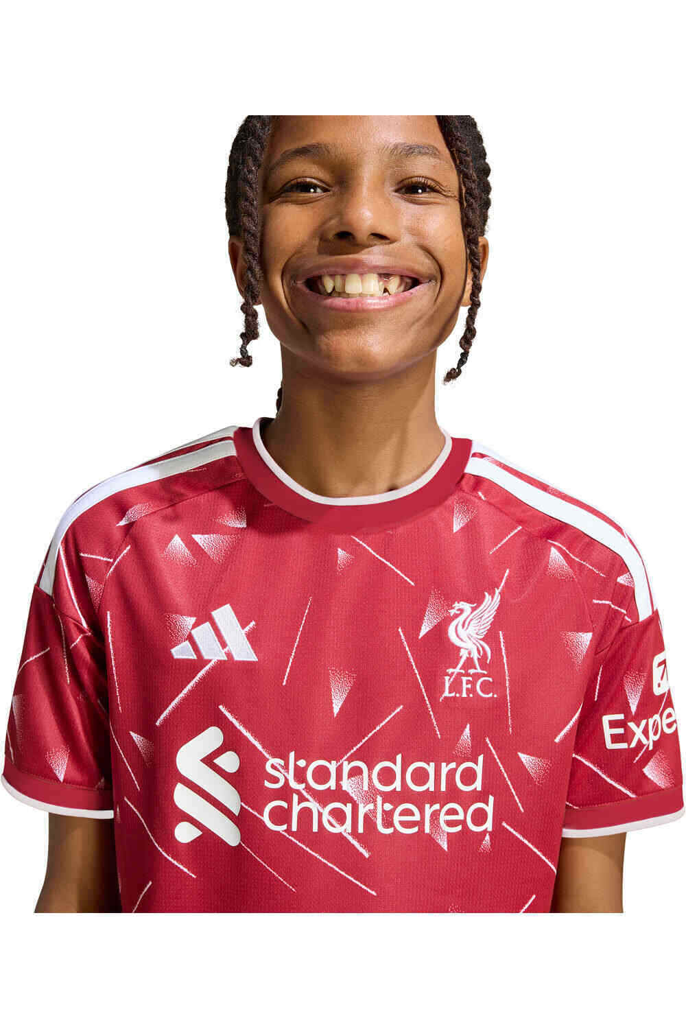 adidas camiseta de fútbol oficiales niño LIVERPOOL 27 H JSY Y vista detalle