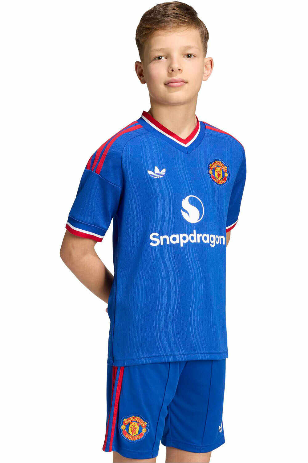 adidas camiseta de fútbol oficiales niño M.UNITED 27 A JSY Y vista frontal