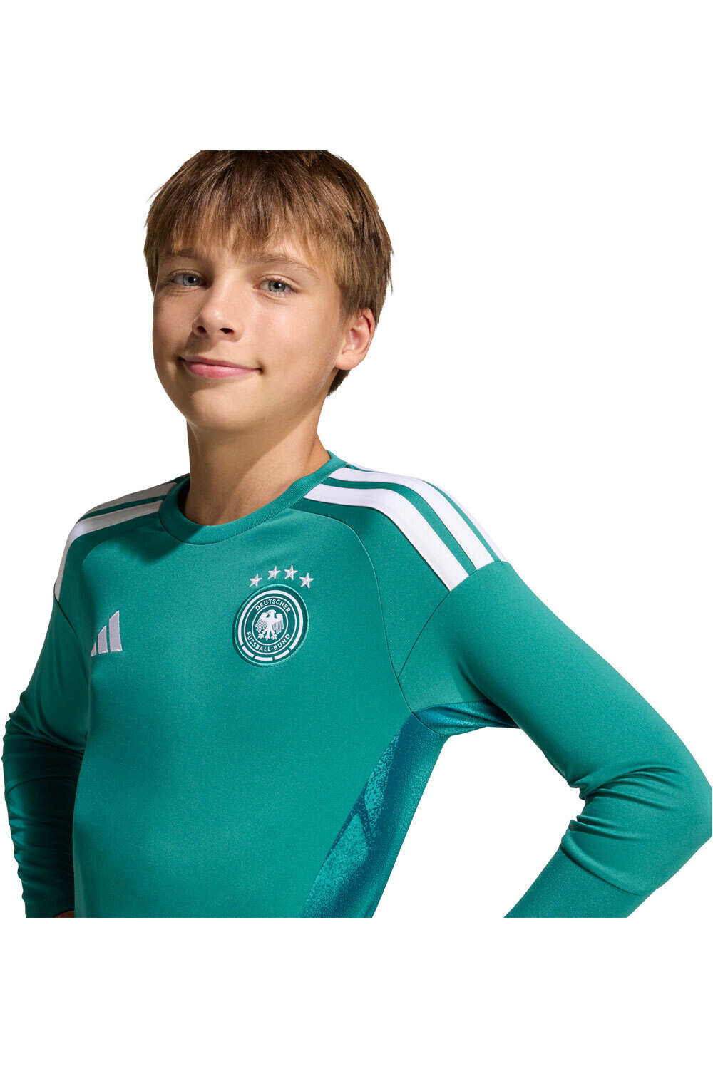adidas camiseta de fútbol oficiales niño PORTERO 1 EQUIPACIN ALEMANIA 26 vista detalle
