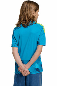 adidas camiseta de fútbol oficiales niño PORTERO PRIMERA EQUIPACION ESPANA 26 vista trasera