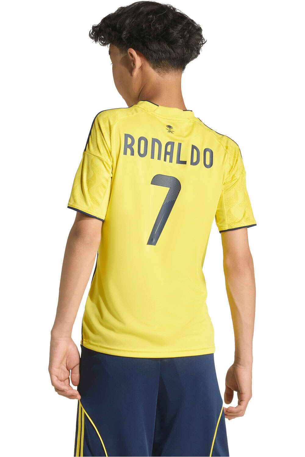 adidas camiseta de fútbol oficiales niño PRIMERA EQUIPACIN AL NASSR FC 25/26 vista trasera