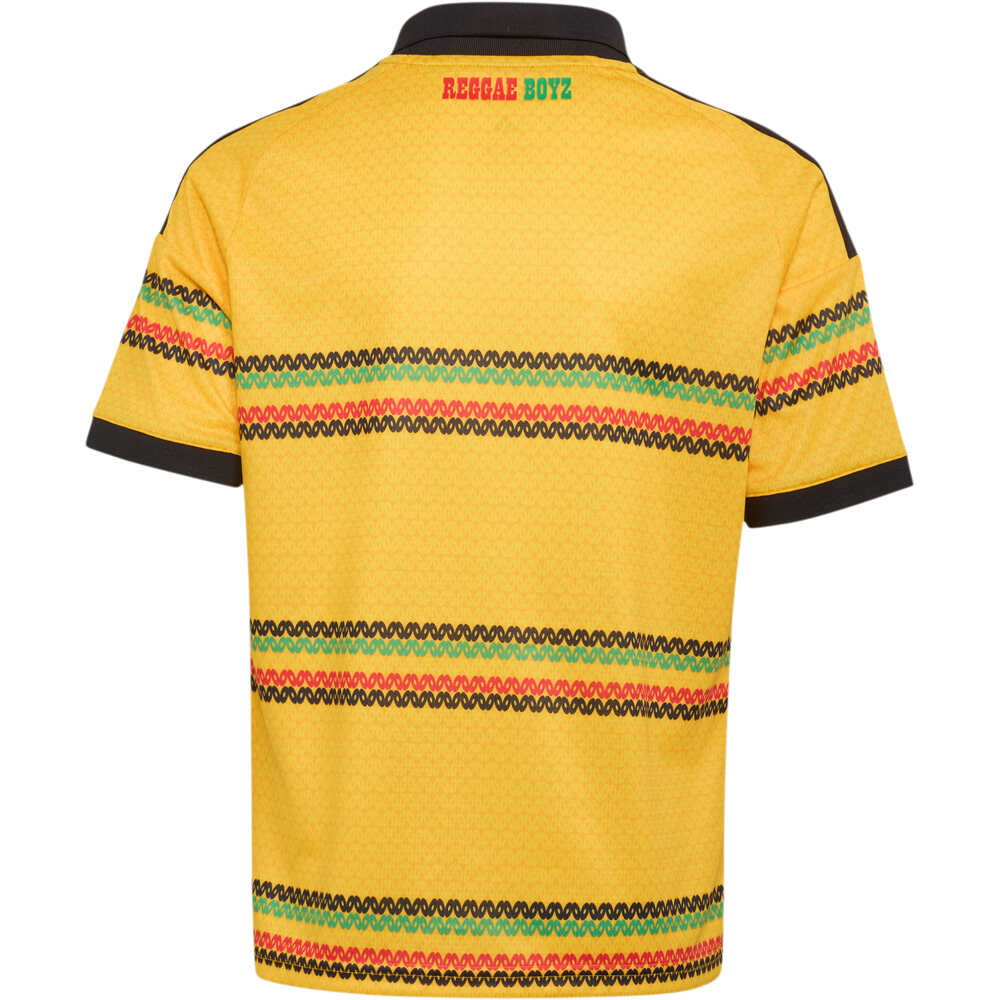 adidas camiseta de fútbol oficiales niño PRIMERA EQUIPACIN JAMAICA 26 vista trasera