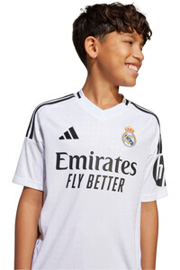 adidas camiseta de fútbol oficiales niño R.MADRID 25 HP H JSY Y BL vista detalle