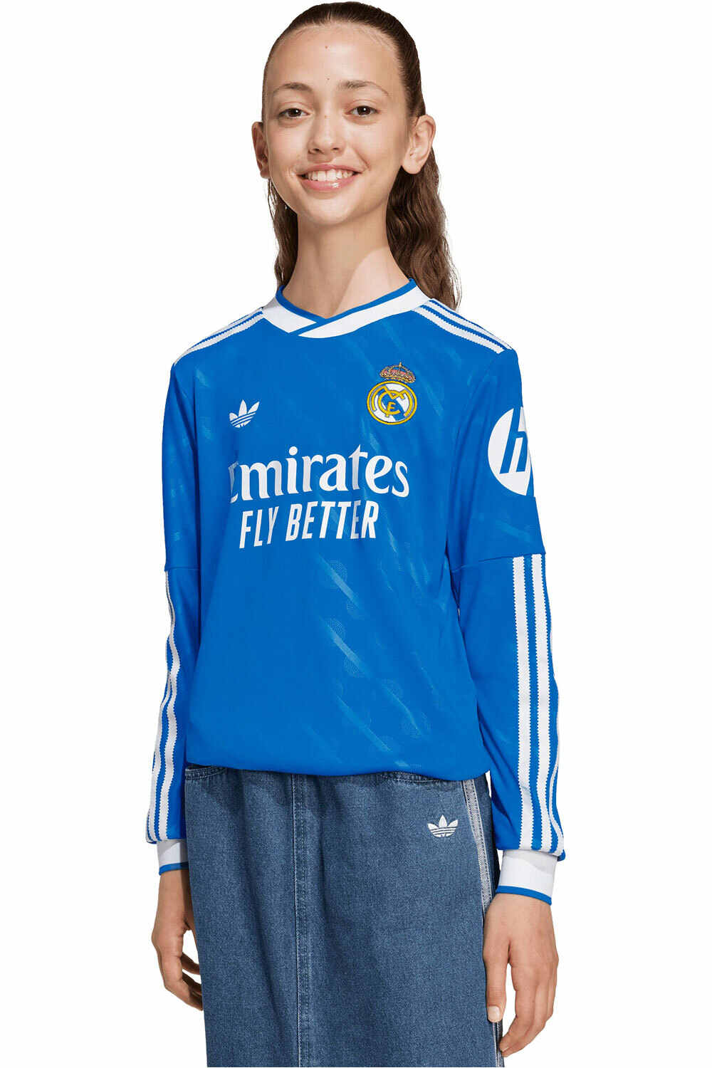 adidas camiseta de fútbol oficiales niño R.MADRID 26 3 JSY YL vista frontal