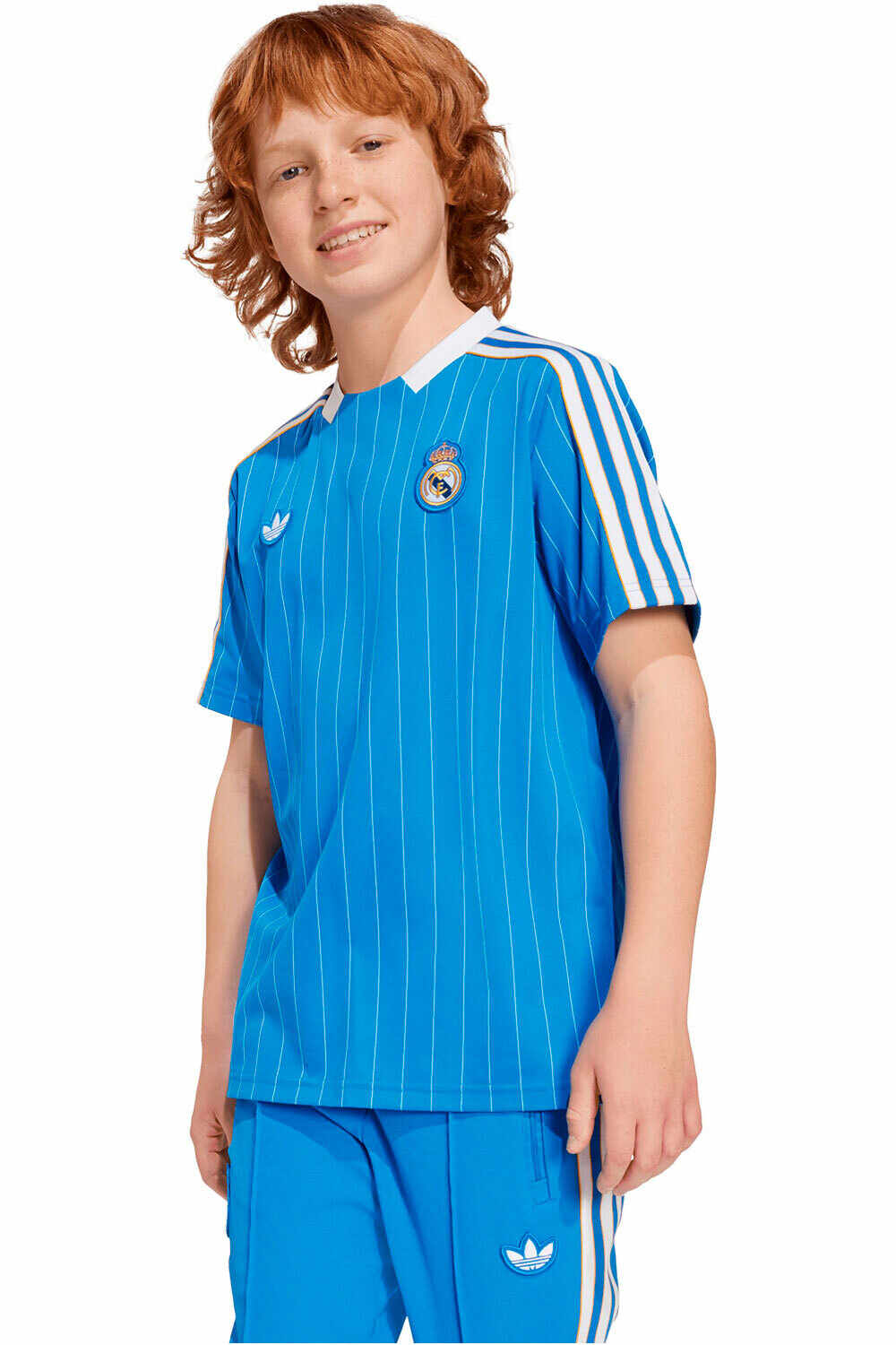 adidas camiseta de fútbol oficiales niño R.MADRID 26 ICON JSYY vista frontal