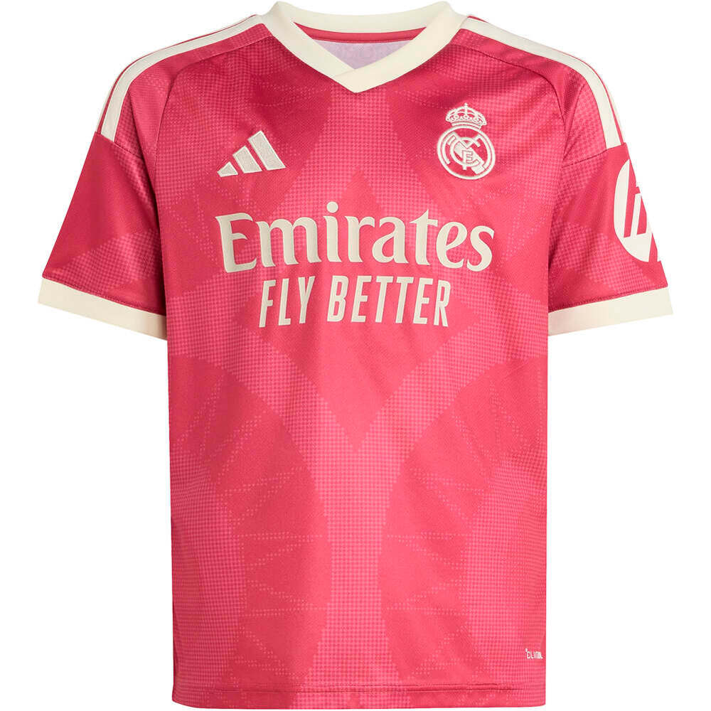 adidas camiseta de fútbol oficiales niño R.MADRID 27 3 JSY Y vista detalle