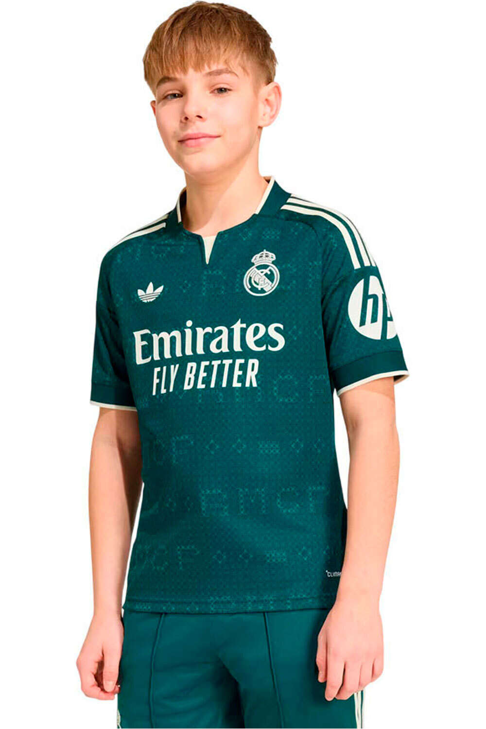 adidas camiseta de fútbol oficiales niño R.MADRID 27 A JSY Y vista frontal
