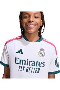 adidas camiseta de fútbol oficiales niño R.MADRID 27 H JSY Y vista detalle