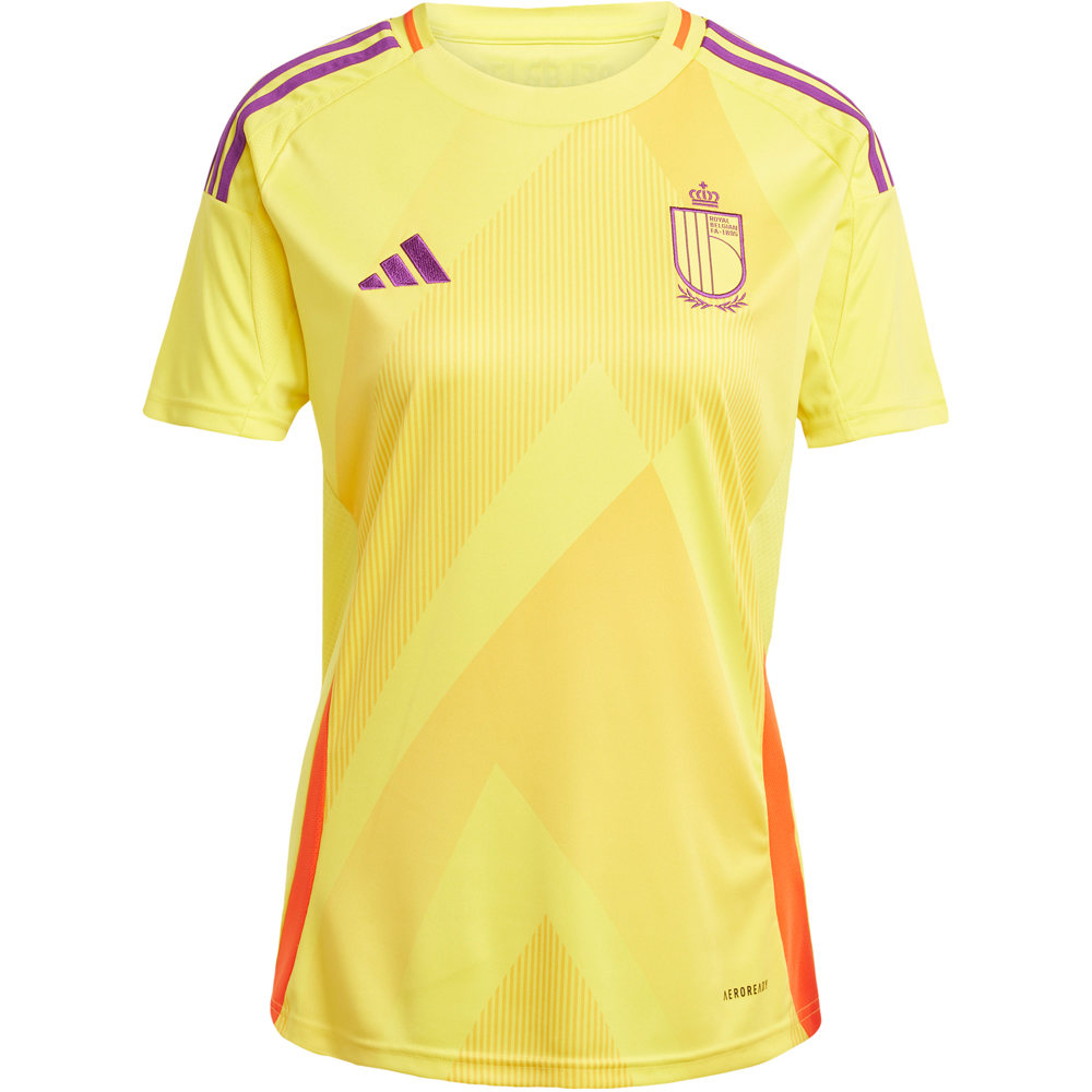 adidas camiseta de fútbol oficiales niño seleccion femenina Belgica 25 away 04