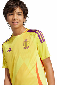 adidas camiseta de fútbol oficiales niño seleccion femenina Belgica 25 away vista detalle