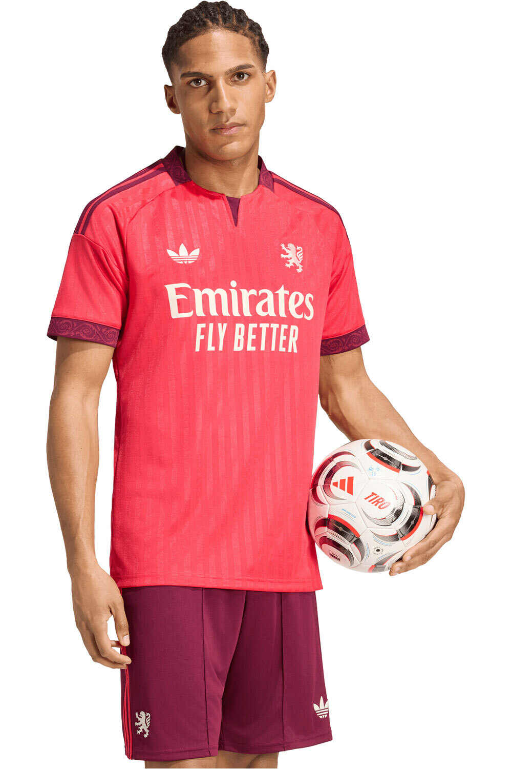 adidas camiseta de fútbol oficiales OLYMPIQUE DE LYON 26/27 2a EQUIPACIN vista frontal