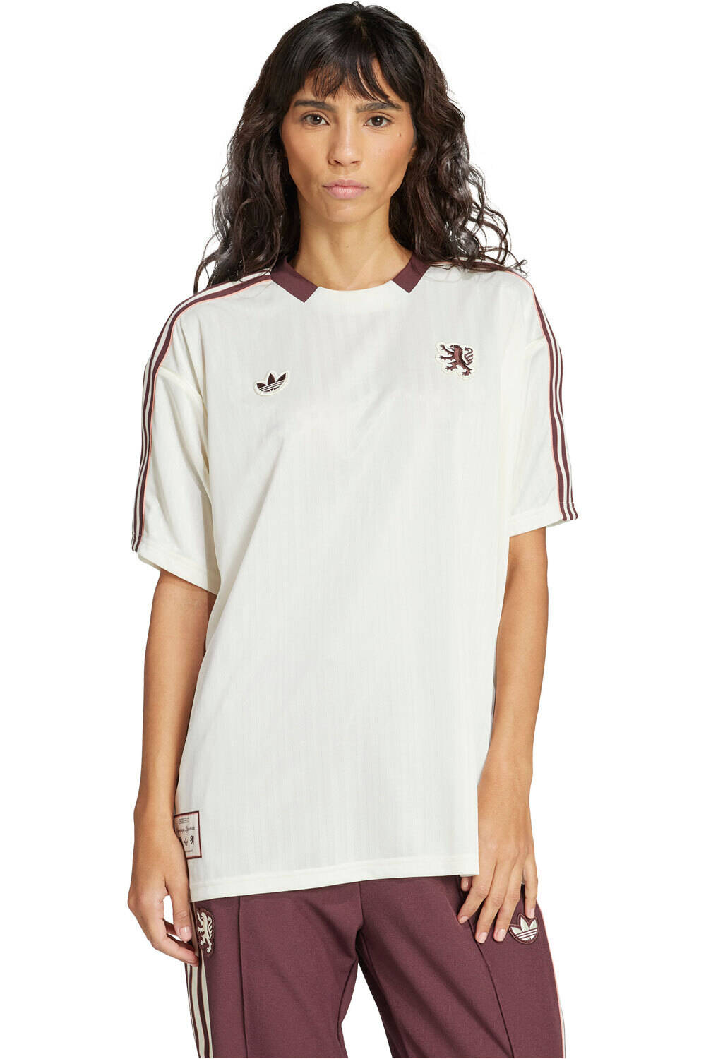 adidas camiseta de fútbol oficiales O.LYON 25 ICON JSY vista frontal